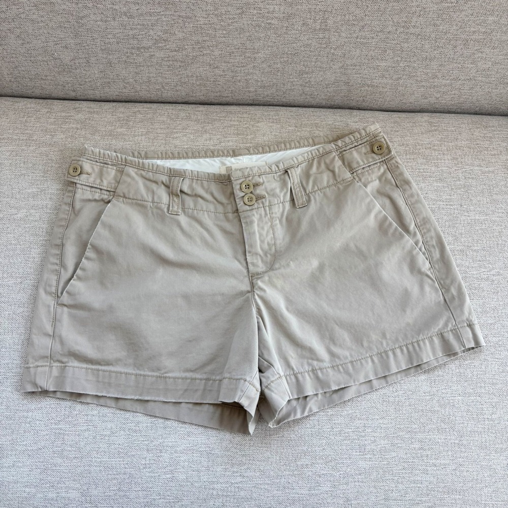 Vintage Gap Chino Shorts Size 8 Low Rise Cargo Khaki Y2K Safari Utility Boho